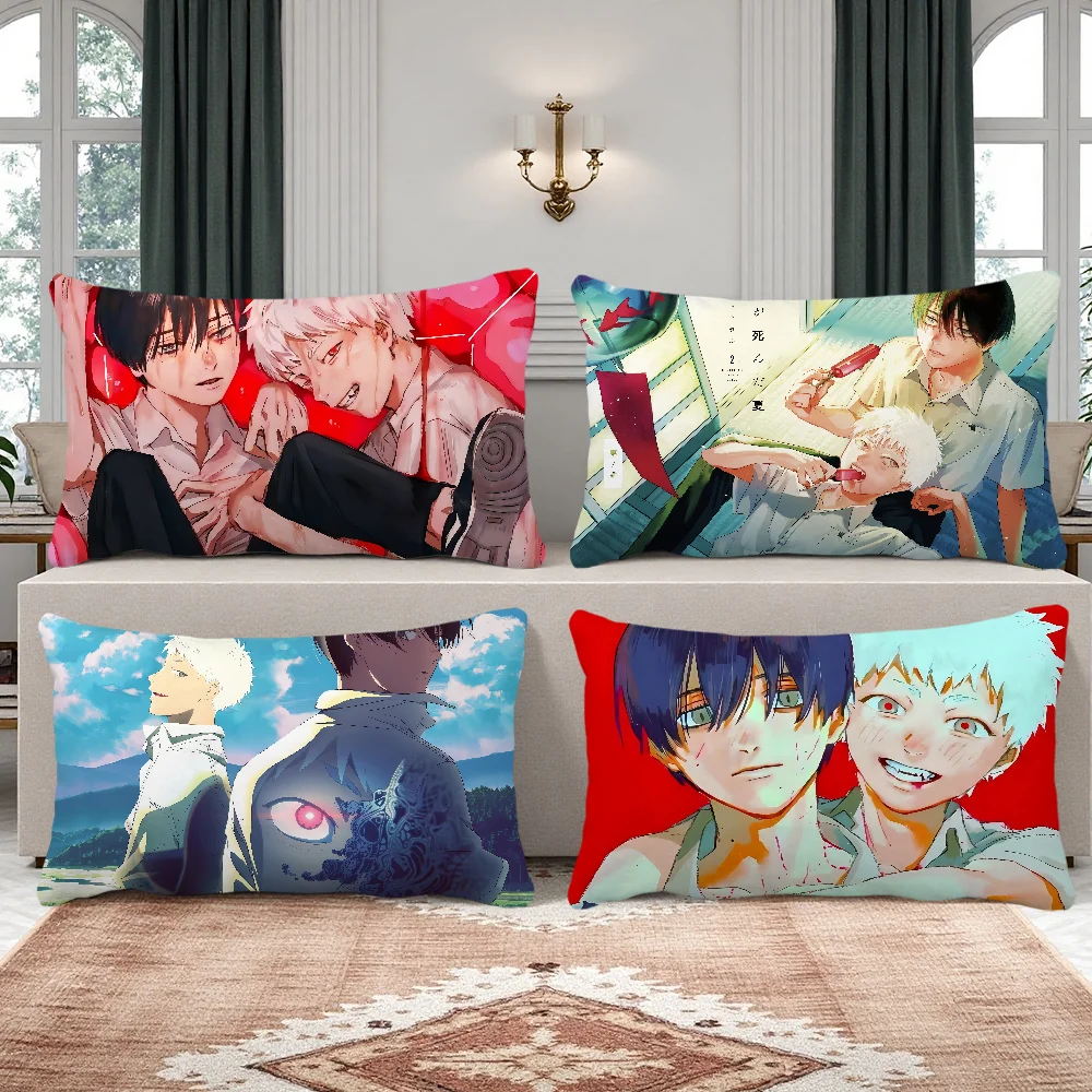 

anime The S-Summer H-Hikaru D-Died cushion cover Rectangle Pillow Cover Home Sofa living Room Coffee Shop Pillowcase