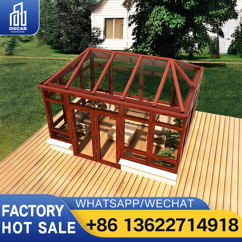 aluminum sunroom manufacturer custom made modern design for home or commercial use in the USA with free shipping