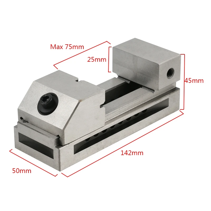 BABQ QKG50 高精度マシンバイス 2 インチ高速移動 CNC ガッドトングプレーン表面研削フライス EDM マシン用