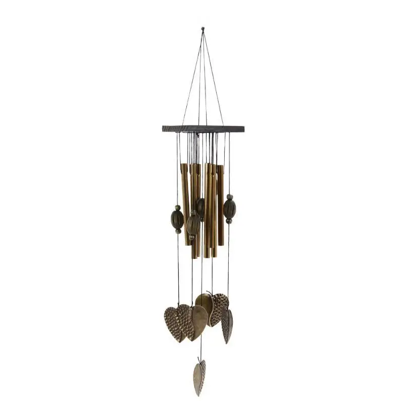 1pc Bronze Wind Chimes Metal Multi-tube Large Ornament Bell Chambre Adolescente Home Pendant Garden Hanging Decorations Crafts