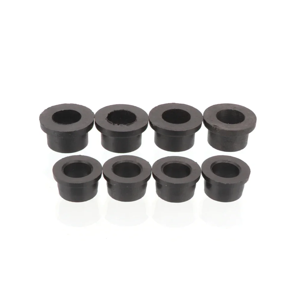 8 Pcs ATV Bushing Rebuild Kit Steering Strut Knuckle Spindle Bushing Round Hollow Grommet Hole Plug O-rings Sealed Gasket