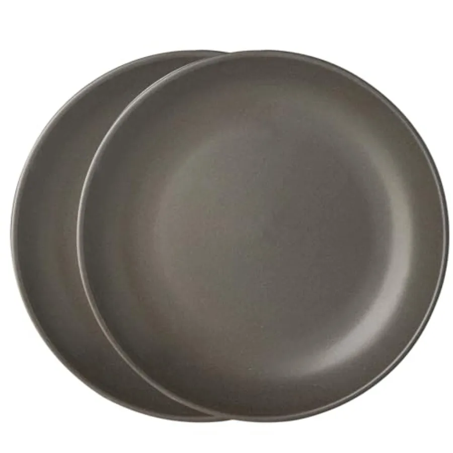 

Dinner Plates, 10 Inch Stoneware Dinnerware Dish Set for Kitchen, Large Serving Plates for Pasta Steak Assorted, Scratch Resist