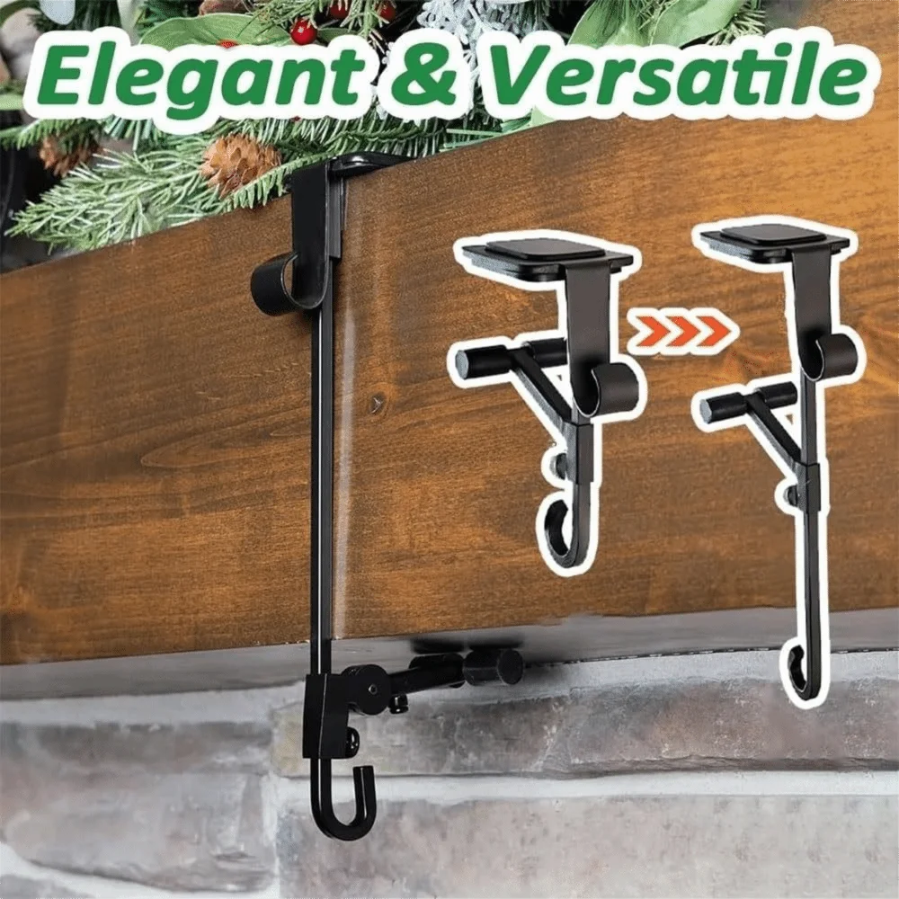 Adjustable 2-In-1 Mantel Hook  - Home Decor Garland 评论和价格