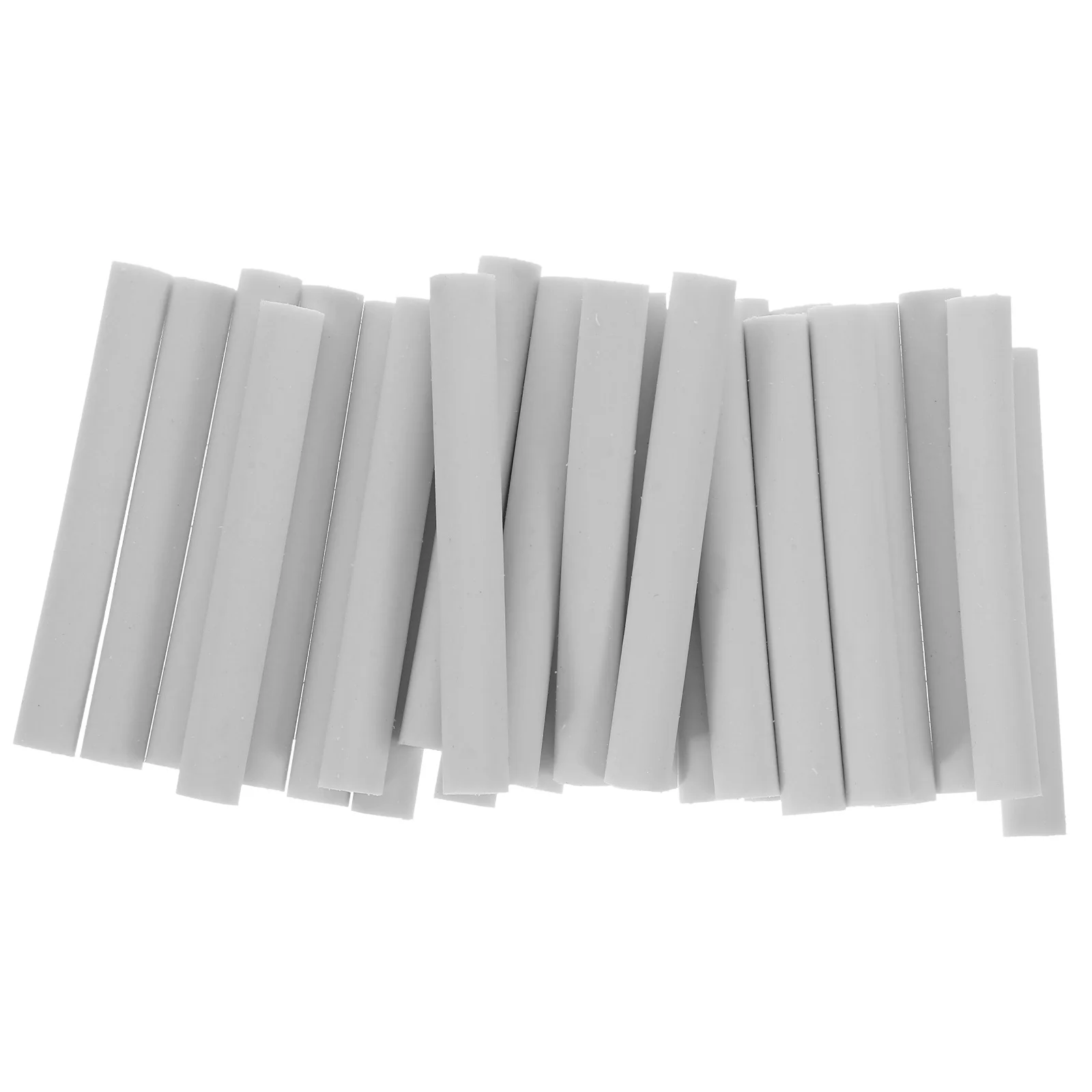 

100Pcs White Long Erasers PVC Material Multi-Function Erasers for Drawing Painting Sketch Drawing Eraser