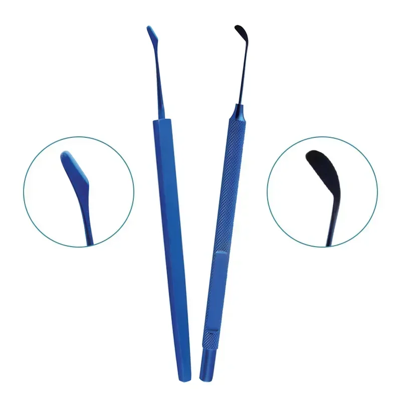 GREATLH Ophthalmic Eyes Instrument Titanium Alloy Corneal Epithelium Spatula Veterinary Ophthalmic Instrument