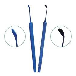 GREATLH Ophthalmic Eyes Instrument Titanium Alloy Corneal Epithelium Spatula Veterinary Ophthalmic Instrument