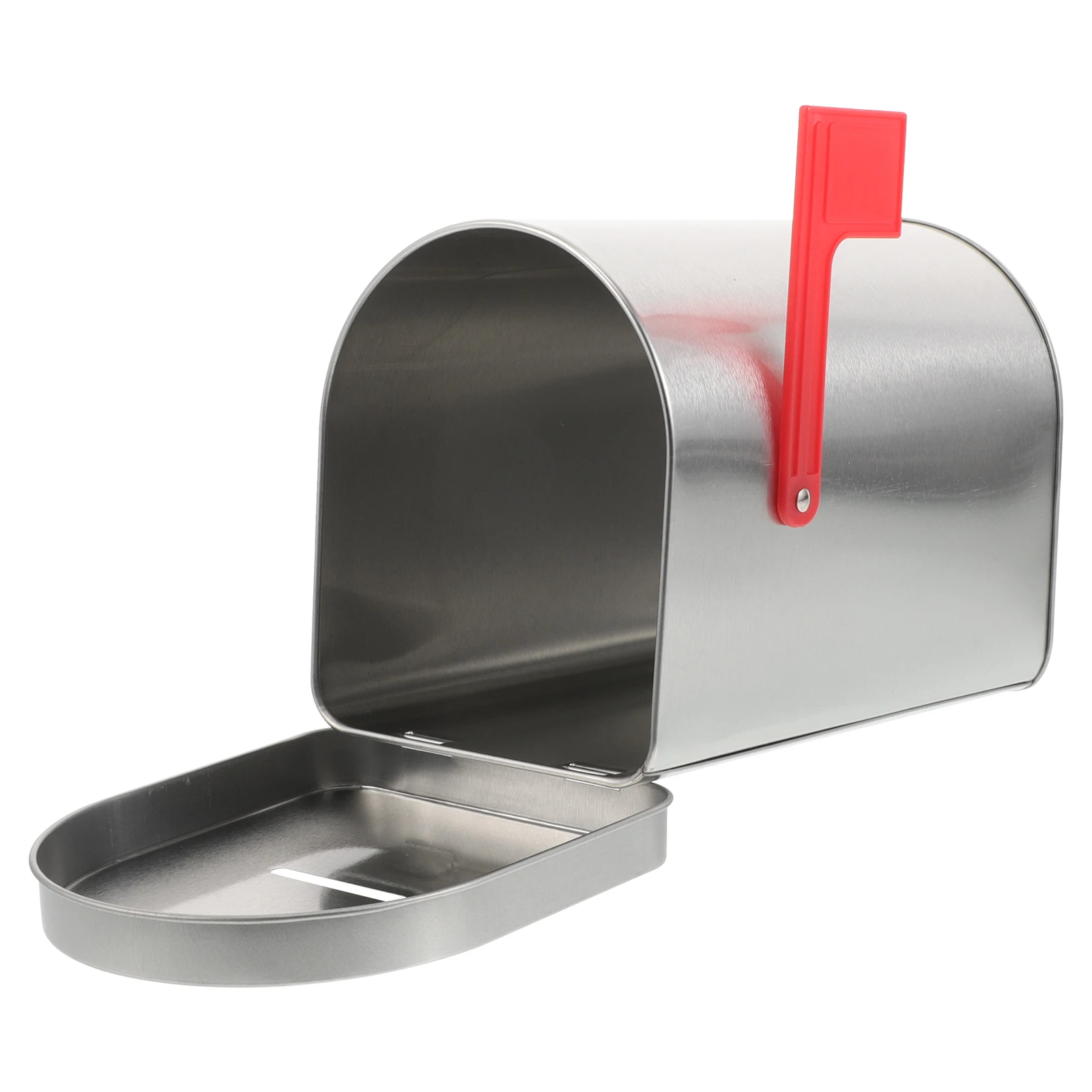 

Metal Money Box Vintage Tinplate Mailbox Coin Bank Rustic Desktop Post Box Slot Cash Card Organizer Metal Coin Bank