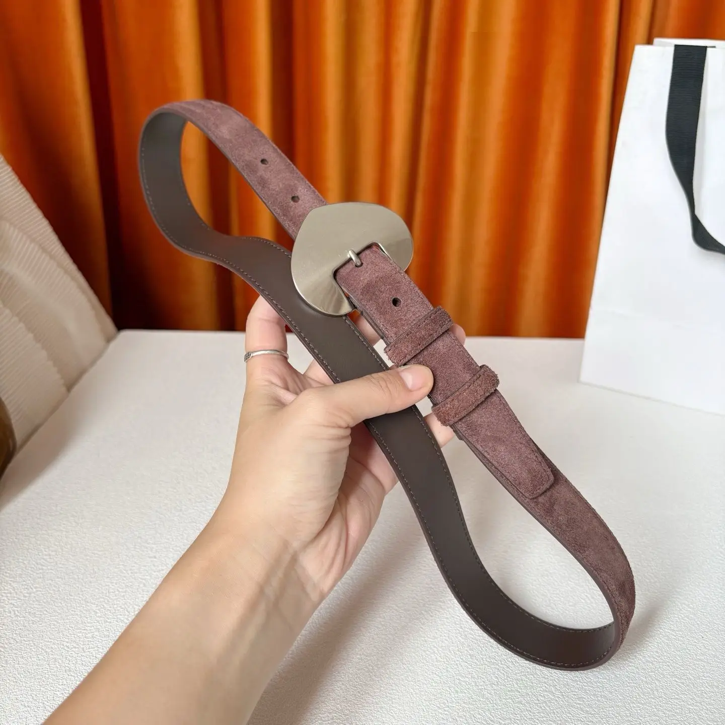 Luxury Brown Black Reversible Horseshoe Buckle Belt For Men Waist Strap For Jeans Suits Business Casual