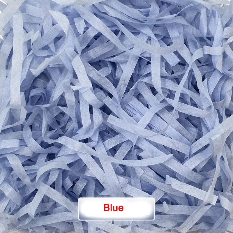 20g Colorful Shredded Crinkle Paper Raffia for Gift Box Packaging Stuffing DIY Handmade Jewelry Package Decoration