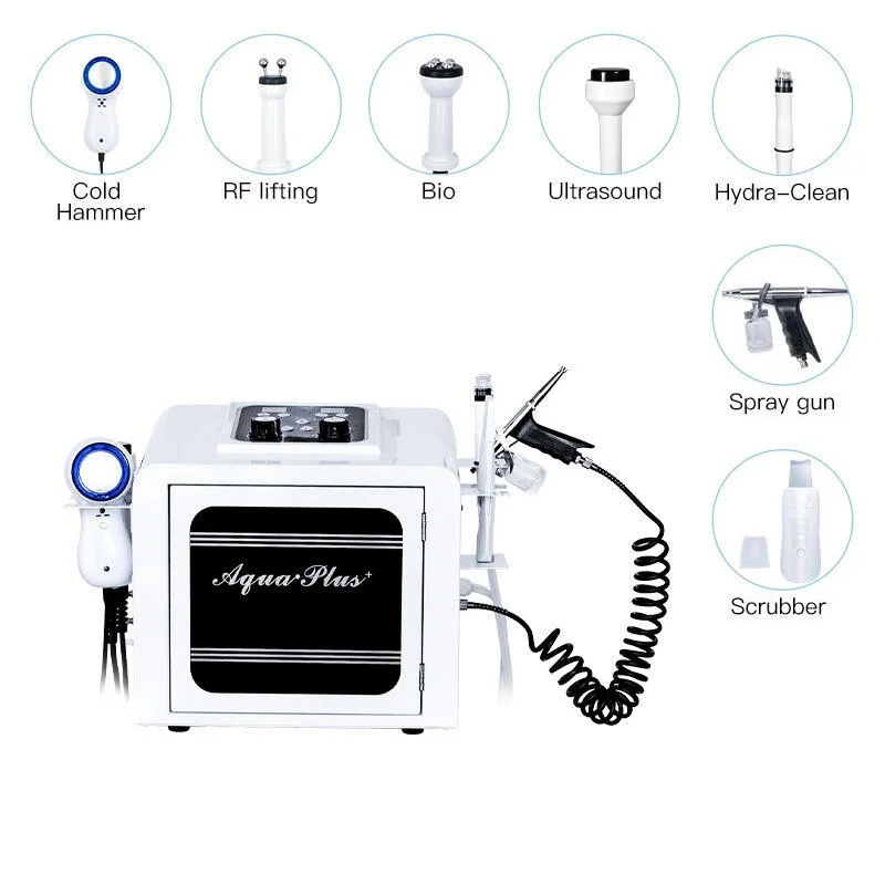

Professional 8 In 1 Multifunctional Beauty Salon SPA Oxygen Deep Cleansing Skin Care Tools Facial Equipment