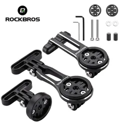 ROCKBROS Bike Speedometer Extension Bracket Front Light Lamp Aluminum Alloy Holder For Bicycle Computer Wahoo Bryton Garmin