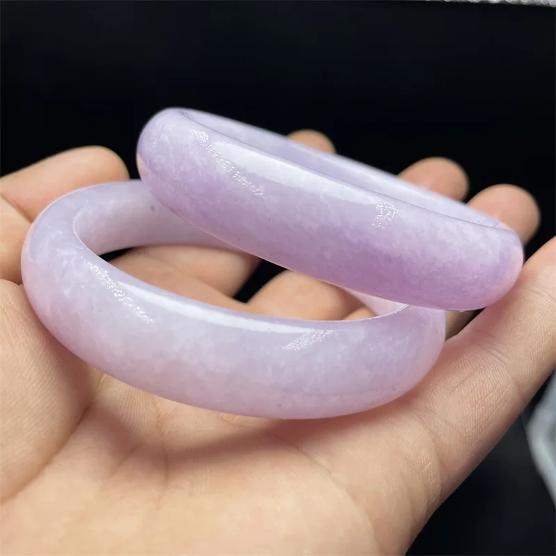 Sky Blue Bracelet Pink Chalcedony Color Bracelet Women's Lotus Root Pink Jade Jade Bracelet Factory Gift Live Goods Stall