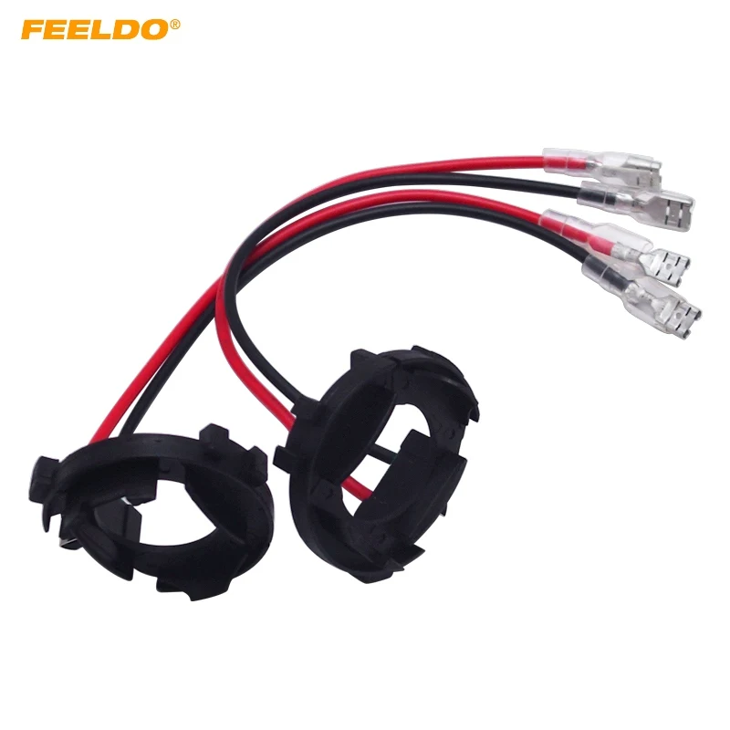 

10Pcs Car H7 LED Bulb Clip Retainer Holder Socket Base For Volkswagen Golf MK7 Halogen Upgrade To LED Adapter