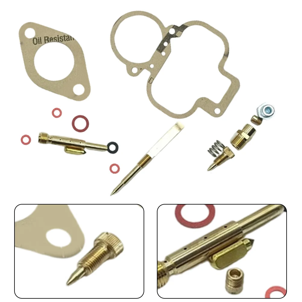 Carburetor Rebuild Kit For 1928-1931 For Ford Model A A-9590-T, 15Pcs Complete Set Garden Tools Lawn Mower Repair Parts