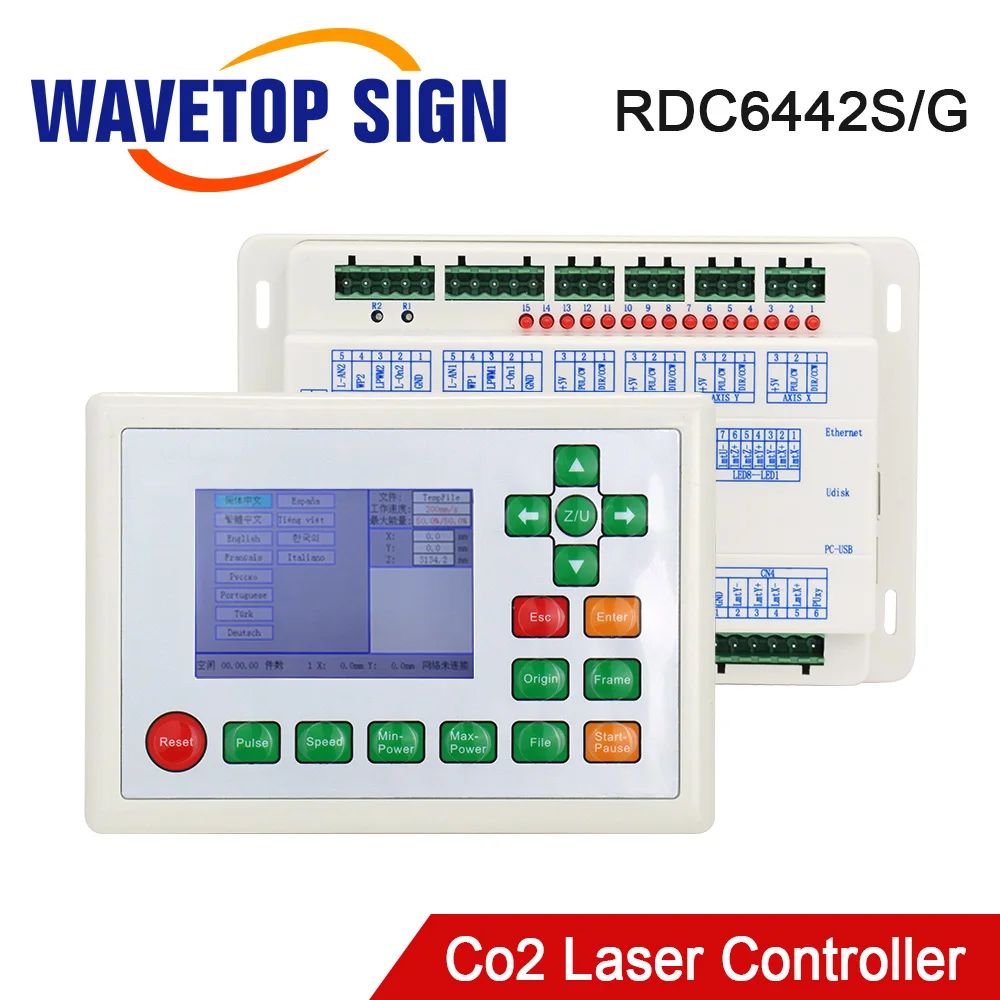 WaveTopSign Ruida RDC6442G Co2 Laser Controller for Co2 Laser Engraving and Cutting Machine RDC 6442 6442G RDC6442S
