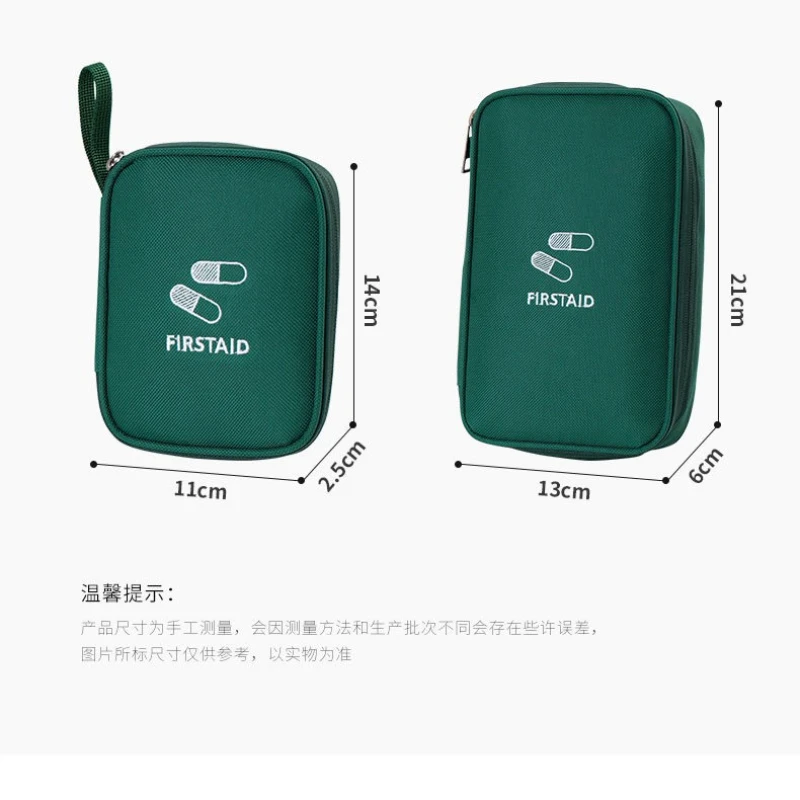 Kit de primeiros socorros mini saco de viagem caixas de comprimidos bolsa de medicina suprimentos portáteis domésticos caminhadas enfermagem oxford pano saco de armazenamento