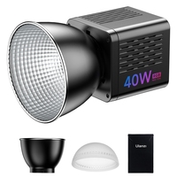 Ulanzi L024 40W RGB Video Light Full Color Photography Lamp 3400mAh 2500-6500K CCT COB Light for Camera Outdoor Live Broadcast