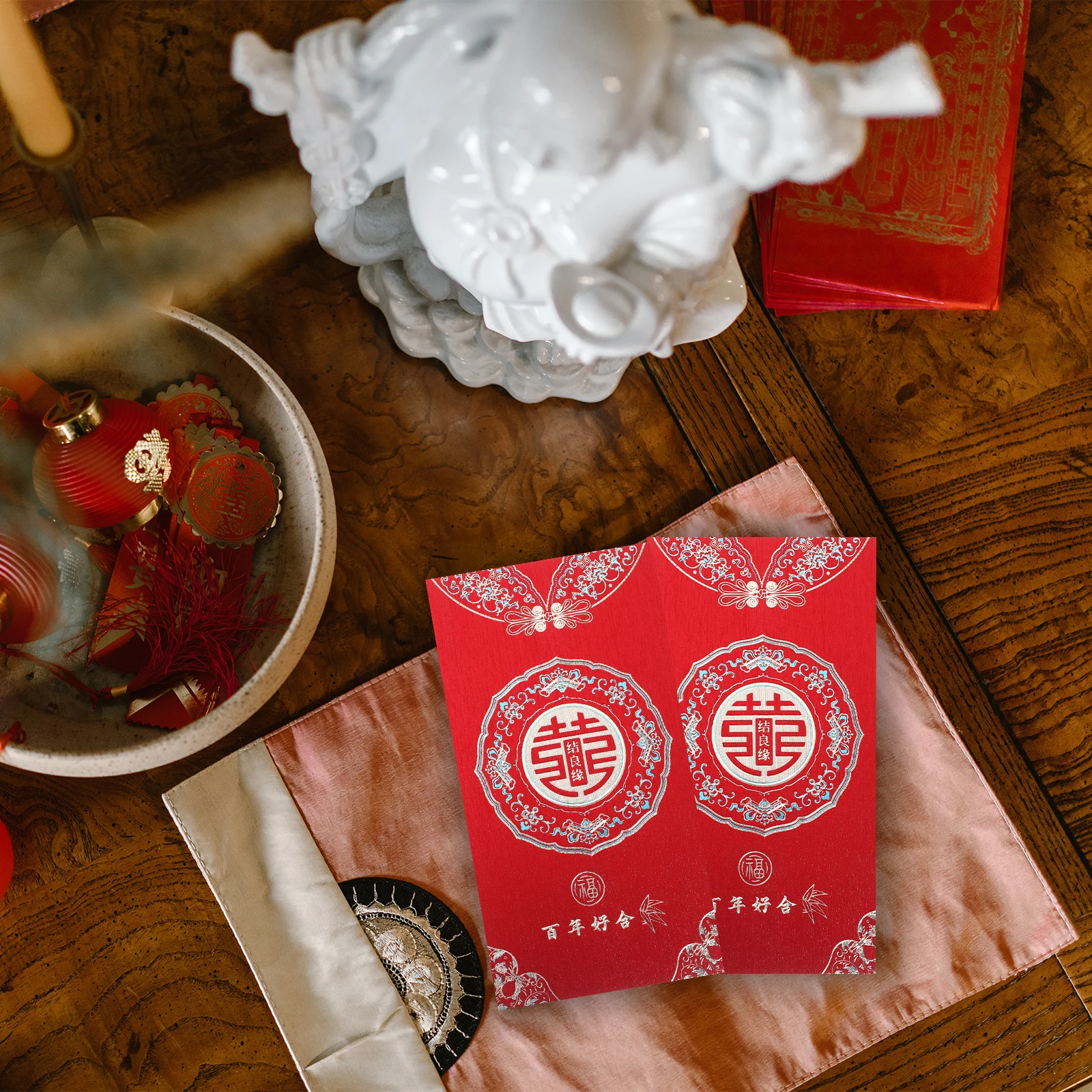 

12 шт., красные конверты в китайском стиле, свадебные денежные пакеты, ретро-дизайн, элегантные свадебные принадлежности, красный пакет Hong Bao