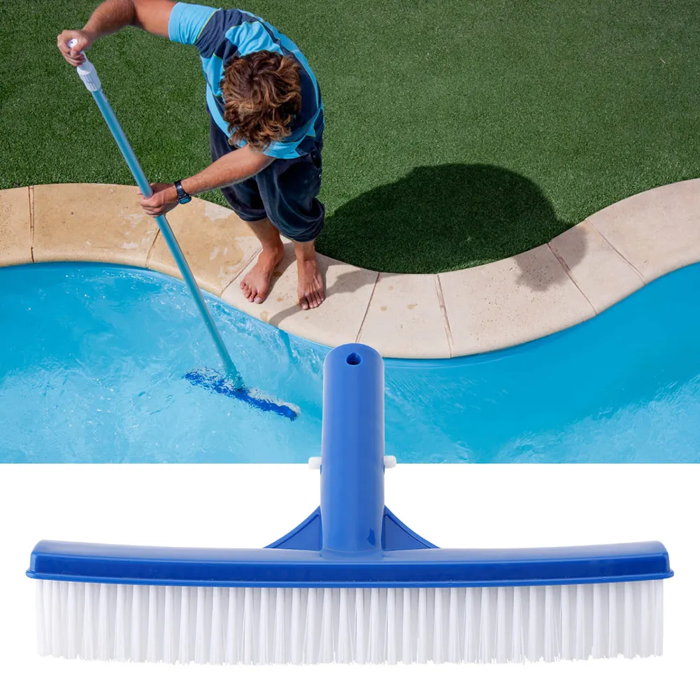10 Inch Plastic Pool Spa Pond Brush For Dirt Moss Removing Cleaning Tool For Pond Hot Spring Swimming Pool Maintenance
