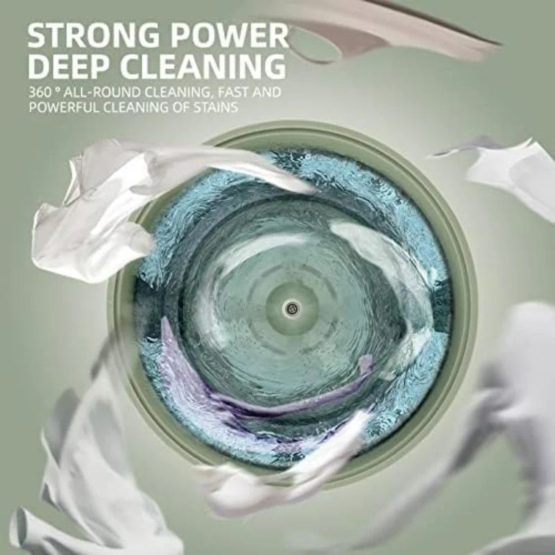 Portable Washing Machine - Foldable Mini Small Washer for Baby Clothes, Underwear or Small Items, Suitable for Apartment, Laundr