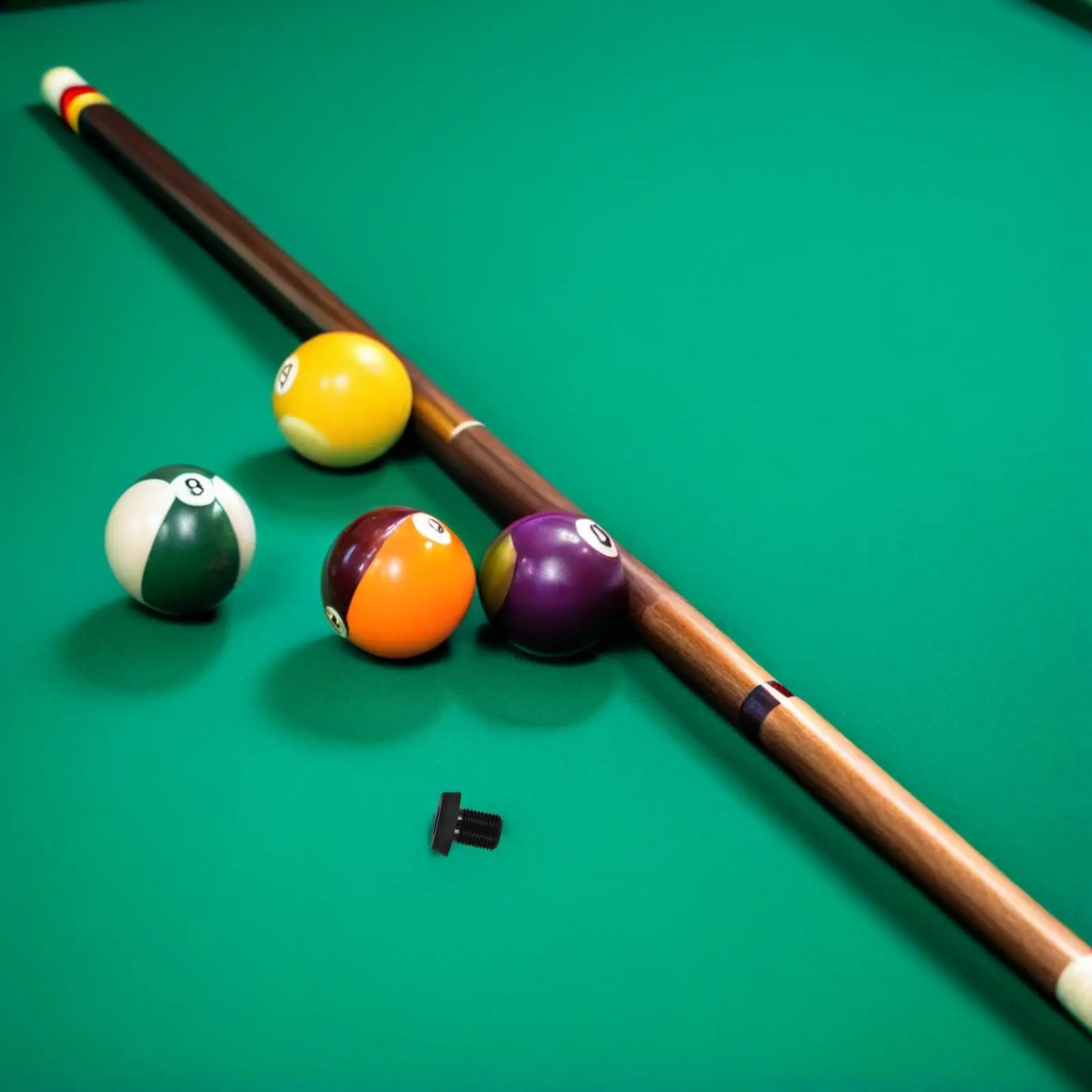 

Billiard Cue Bottom Protector Black Rubber Plug for Pool Snooker Cues Prevents Damage to Tail End Easy Install Replaceable Cue