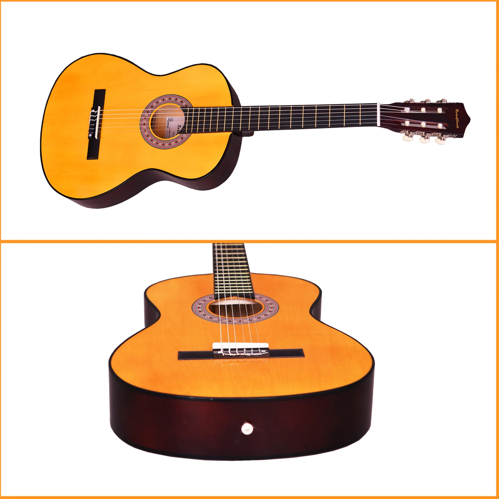 Classical Guitar 30 inch Acoustic Guitar Bundle Wooden  6 Strings Kit for Kids Students Beginners Adults CGT301 RU/US shipping