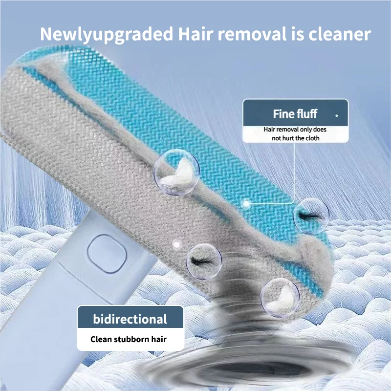 Pet Hair Remover Tool 4-in-1 Reusable Lint Brush for Dog Cat Fur Removal on Couch Carpet Clothes Bed Furniture Car Upholstery