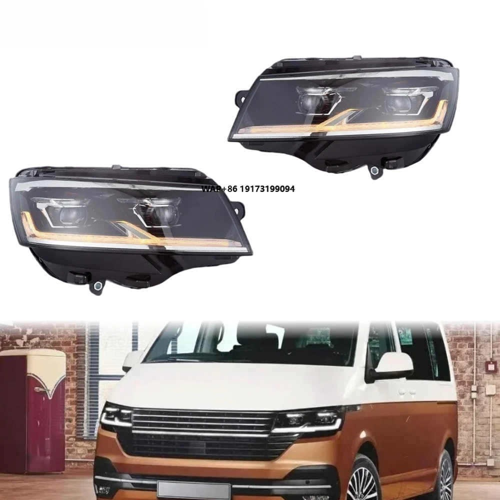 

Caravelle T6 Headlights 2016-2020 LED Lens Upgrade Front Lamp Car Accessories Hot Selling Plug and Play DRL