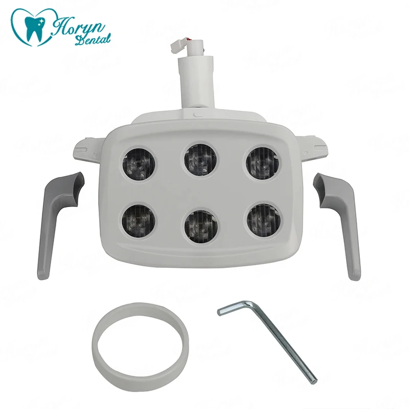 Dental Light Sensing Light, 6 LED, Luz Shadowless, Oral Care Tools, Cadeira Equipamento, Equipamento de clareamento dental