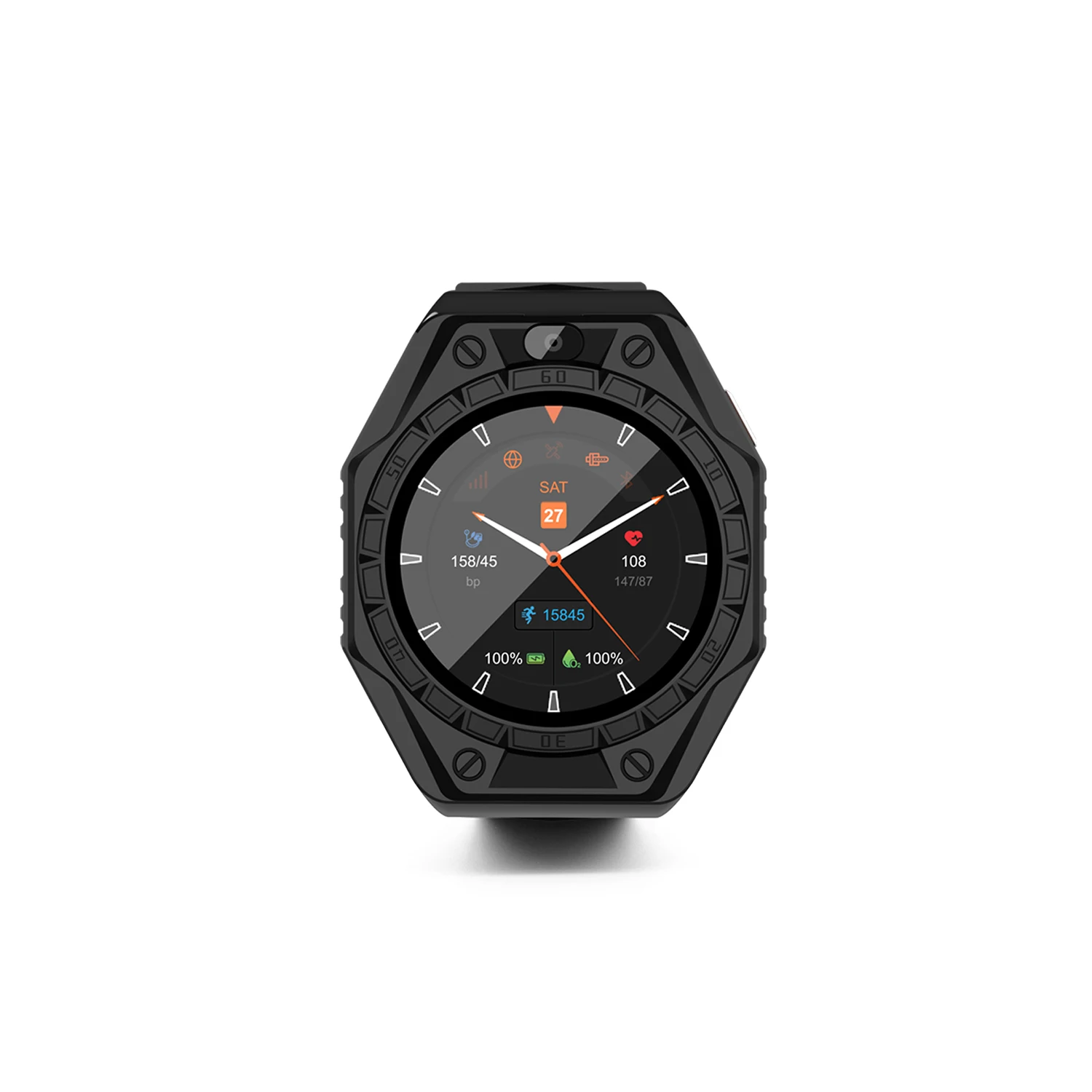 تصميم احترافي مضاد للتفكيك ومقاوم للعبث 4G ساعة ذكية للتتبع الهجين/سوار معصم فقط