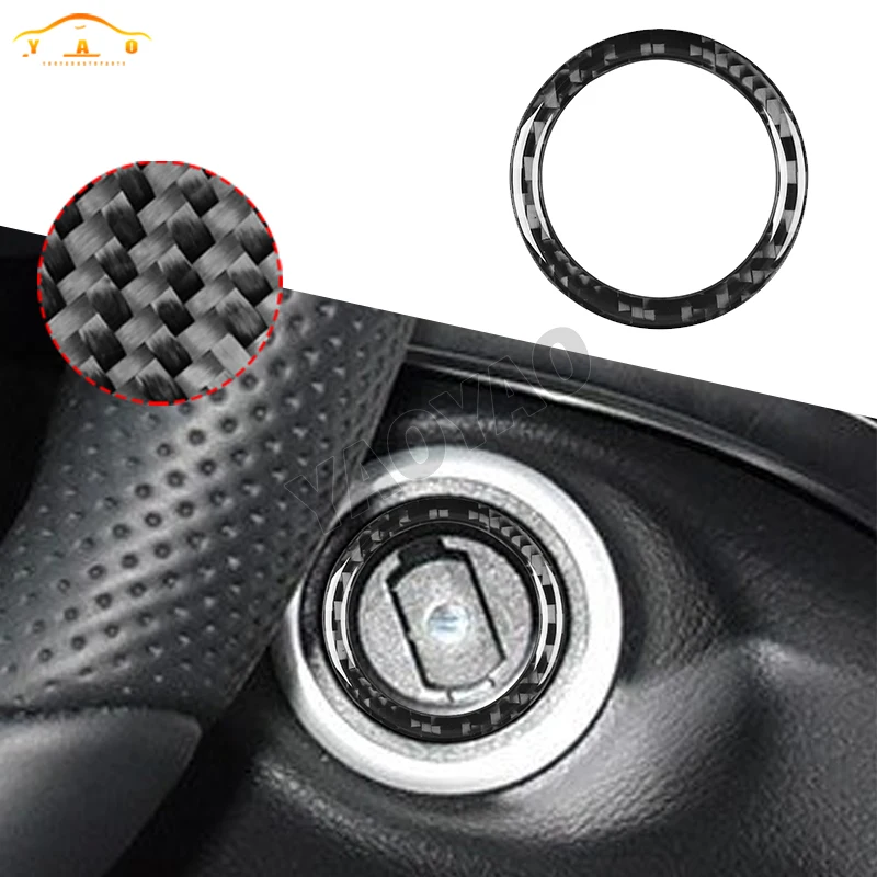 

Carbon Fiber For Mercedes Benz Class V V250 V260 Car Ignition Switch Key Hole Ring Trim Stickers