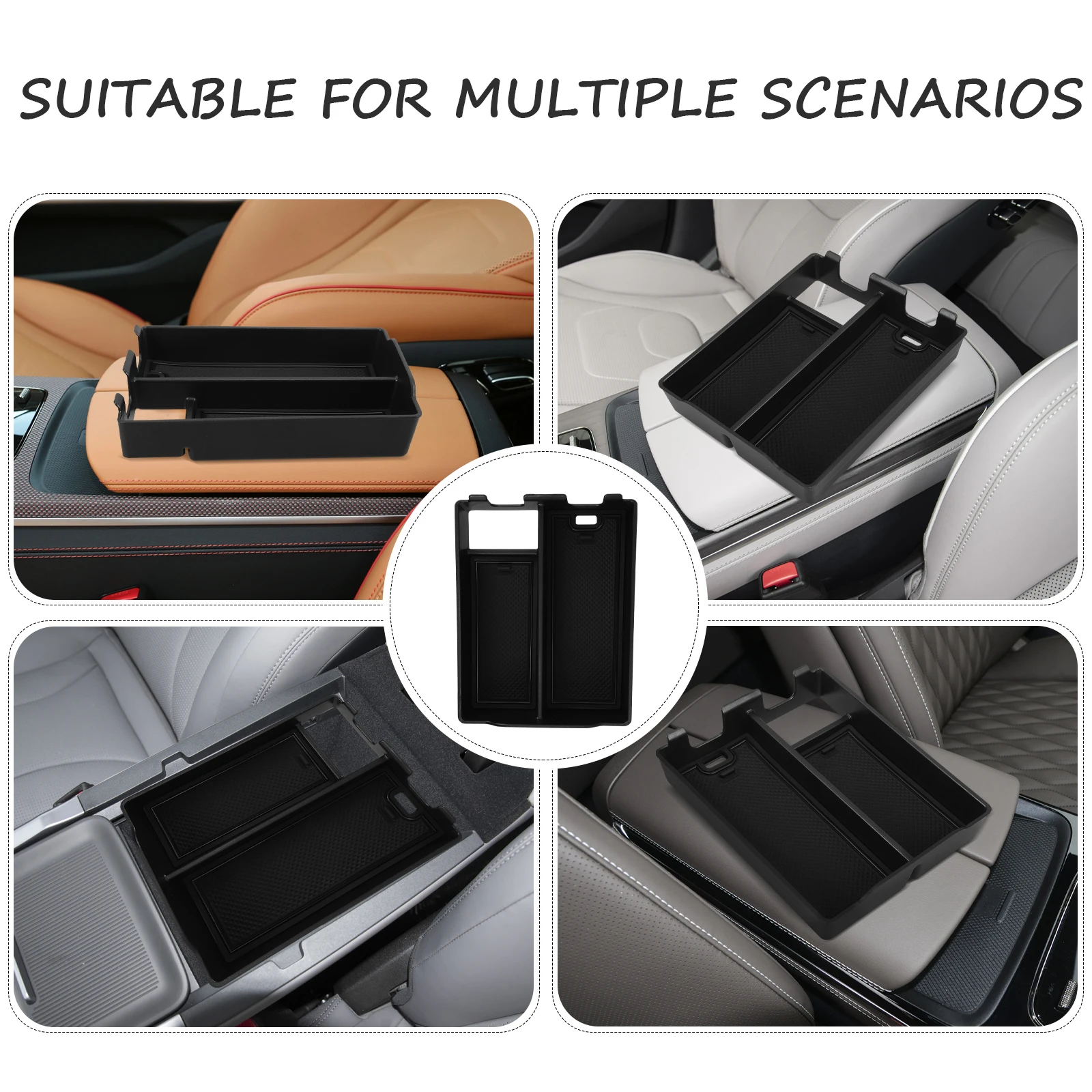 

Armrest Storage Car Dashboard ganizer Tray Central Console Plastic Boxes for 23 Dustproof Car Dashboard Storage Box