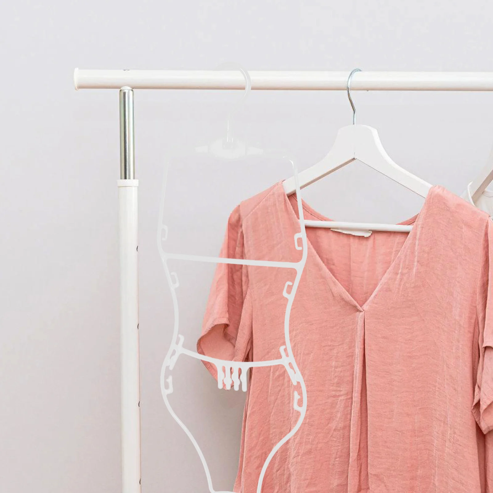 

10Pcs Swimsuit Hangers Body Shaped Display Rack for Swimwear Bikinis Lingerie Home Use