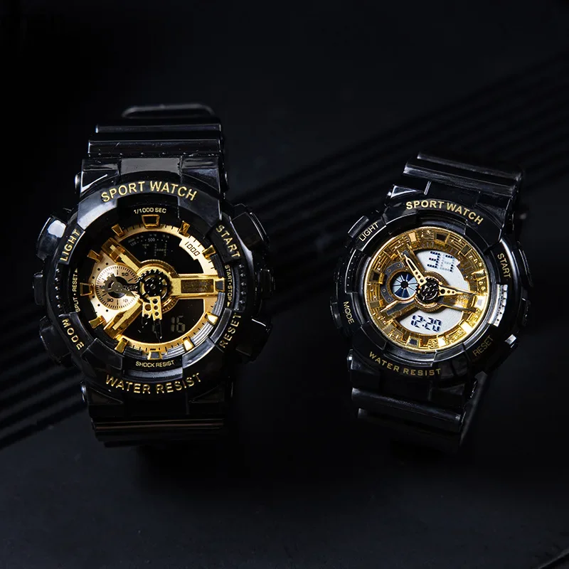 ZK men's watch cartoon sports large dial electronic watch digital watch