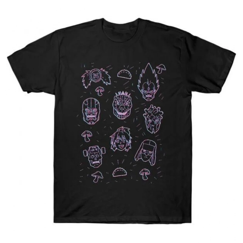 

Magic Hole Dorohedoro Caiman Gift for Anime lover Dark Heroes Manga Kaiman Graphic Clothes Short sleeve T shirt All size Tops