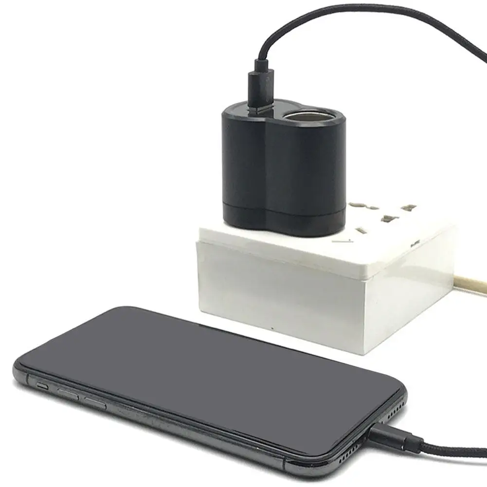 

USB зарядное устройство автомобильный прикуриватель преобразователь интеллектуальная сигарета постоянного тока 12 В для зажигалки США/ЕС прикуриватель 220 В бытовой в AC Ciga S6B6