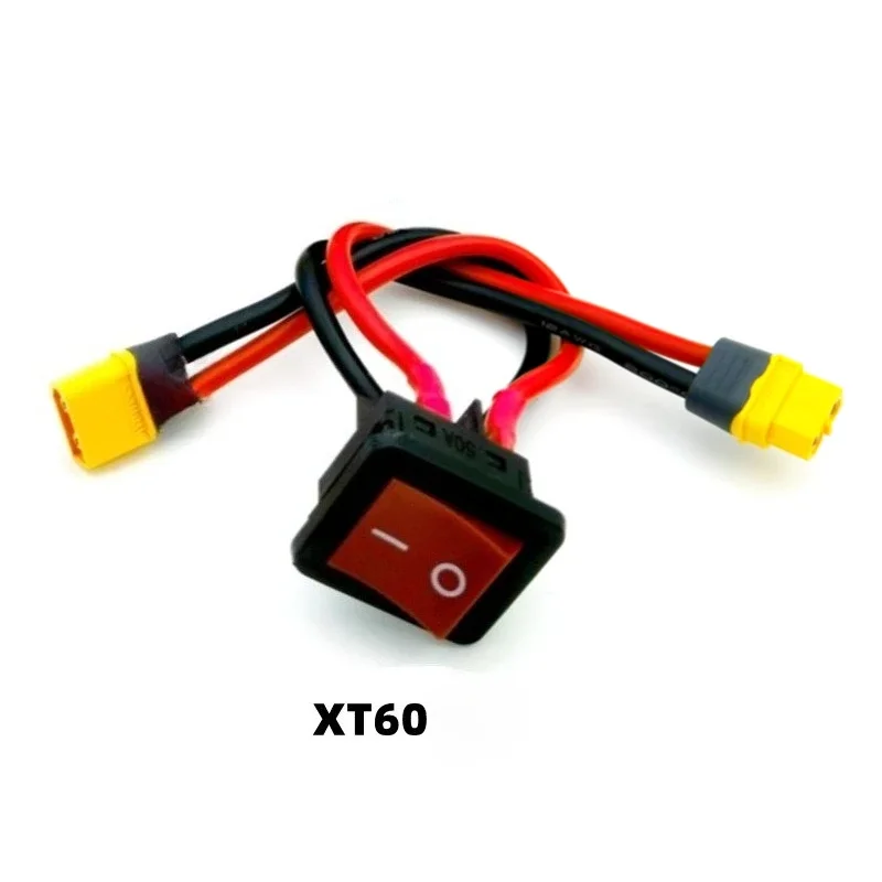 20cm 30A Grote Stroom Hoge Belasting Schakelaar XT60 XT90 Stekker Aan/Uit Elektronische Schakelaars voor RC Drone UAV Batterij ESC Aansluiting