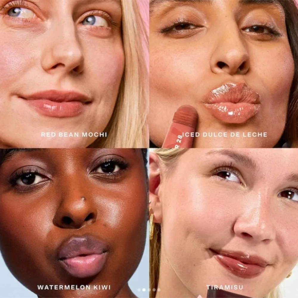 4 pièces 5g tour 28 beauté Mini Lil' Softies ensemble de traitement des lèvres pastèque sucre prune vanille marque originale ensemble de soin des lèvres coloré