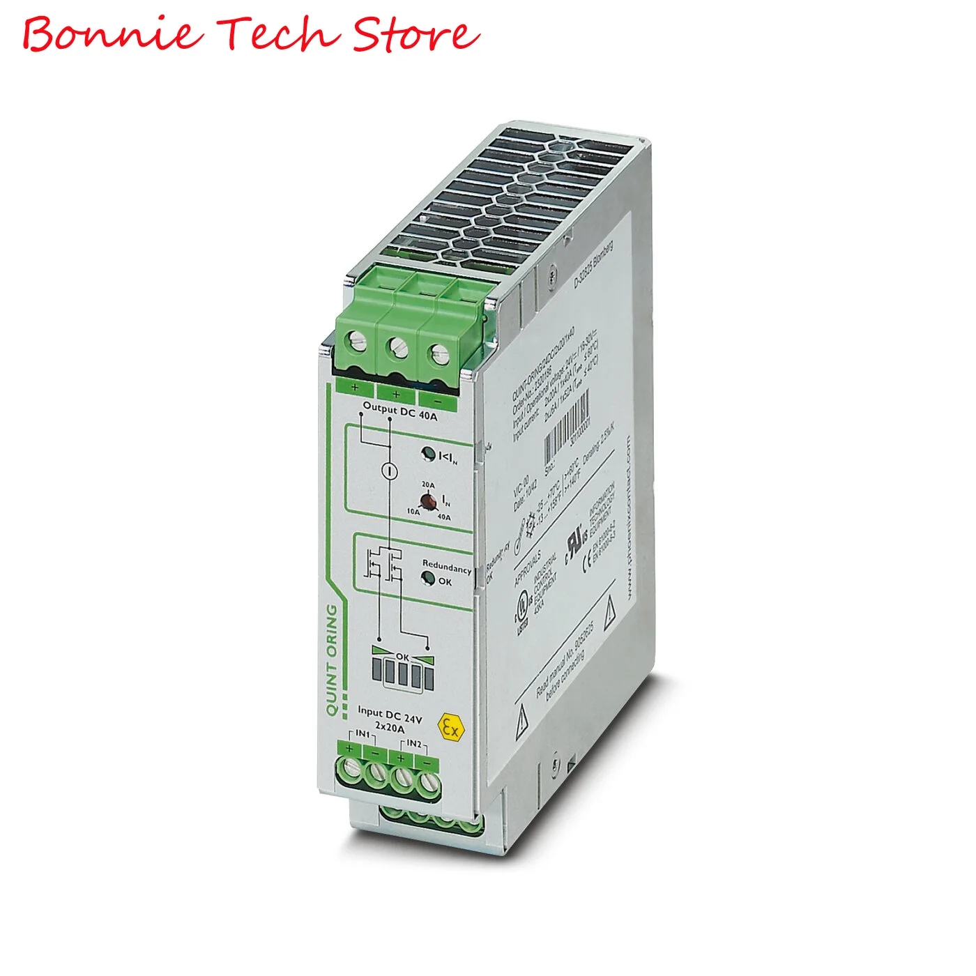 

2320186 for Phoenix Redundancy Module, With Protective Coating - QUINT-ORING/24DC/2X20/1X40