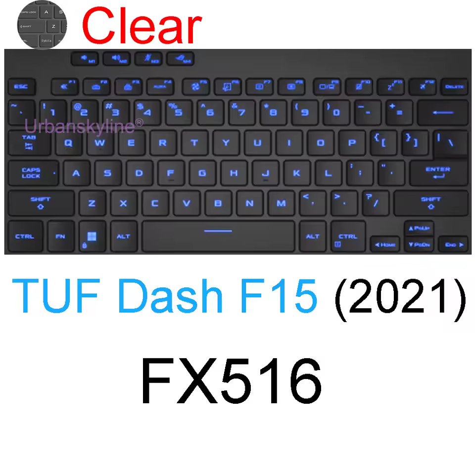 ASUS TUF 키보드 커버 디테일