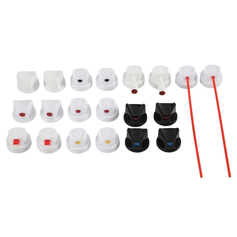 2025 Trend 20-Piece Universal Spraying Nozzle Kit For Montana/Rust-Oleum - Perfect For Graffiti Art, Auto Repair And DIY Project