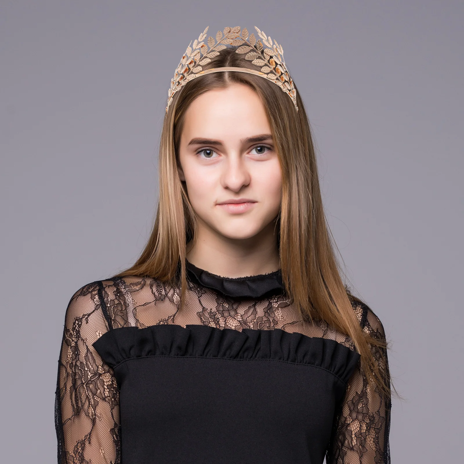 

2pcs Greek Headband Roman Headpiece Vintage Wedding Bridal Hairpiece Lightweight Elegant Design Halloween Costume Party
