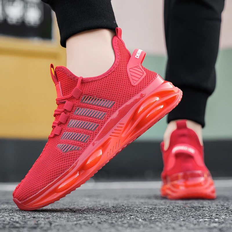 YRZL Mens Sneakers Breathable Tennis Shoes for Men Non Slip Sports Sneakers Comfortable Man Running Shoes Athletic Men's Shoes