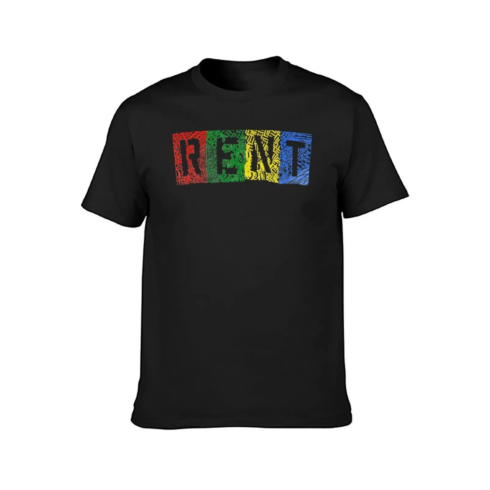 rent the musical T-Shirt vintage clothes anime customs men clothes