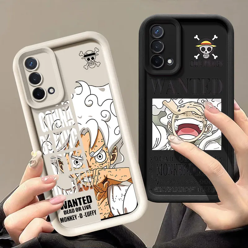 Anime L-Luffy Phone Case For OPPO A3 Reno 10 11 12 Pro 11F 12F A58 A78 4G A98 A3X 5G A15 A16 A17 A38 A53 A57 A60 A92