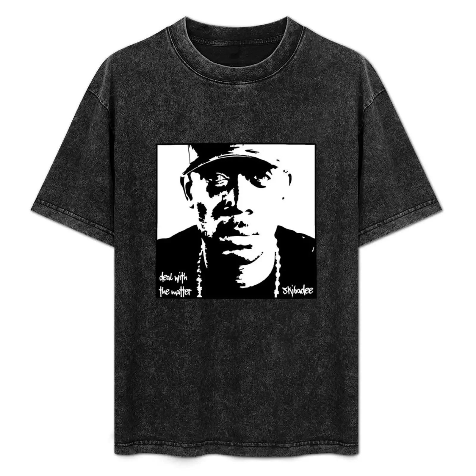 

MC Skibadee Deal With The Matter The King Of Drum and Bass T-Shirt anime figures mens graphic t-shirts anime