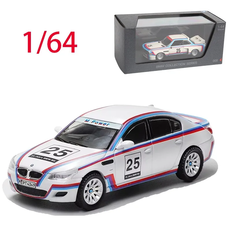 

DCT Литой под давлением масштаб 1/64 BMW, модель автомобиля из сплава BMW M5 E60, игровые транспортные средства, игрушки для мальчиков, оригинальная коробка, 25-летие