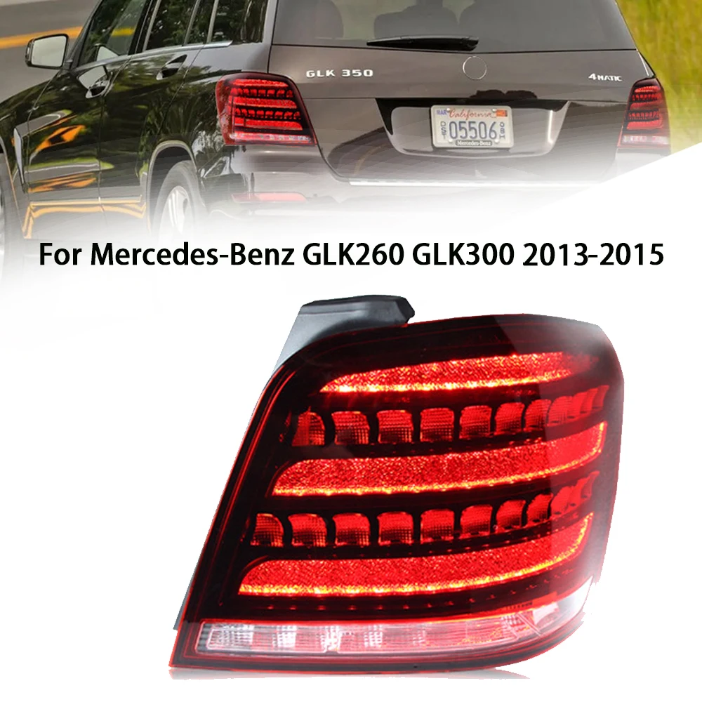 Car LED Tail Lights For Mercedes Benz GLK GLK300 GLK350 GLK260 2013 2014 2015 Rear Lights Brake Lamp Taillights Assembly