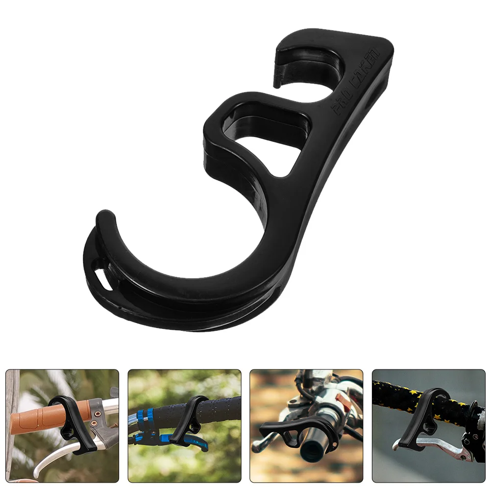 

2pcs Motorcycle Handlebar Grip Sturdy Brake Lever Hook Safety Lock Replacement For Bike Motorbike Plastic Brake Lock Convenient