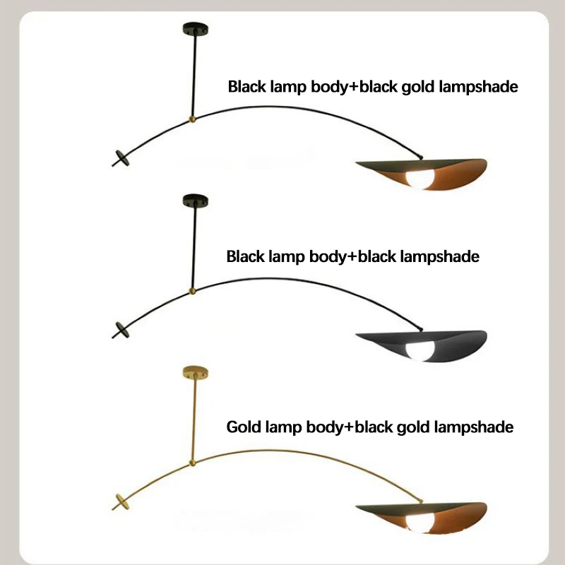 Imagem -05 - Sandyha Nordic Simples Longo Braço Chandelier Ângulo Ajustável Led Pingente Lâmpada Luz para Jantar Sala de Estar Iluminação Interior